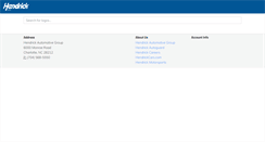 Desktop Screenshot of hendrickbrandsupport.com